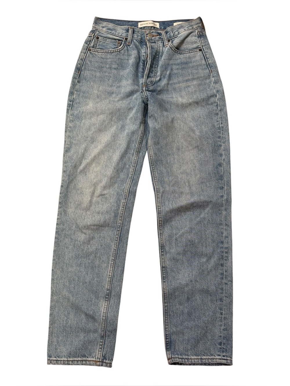 Denim Forum The BF High Rise Loose 28L Blue Jeans Size 25